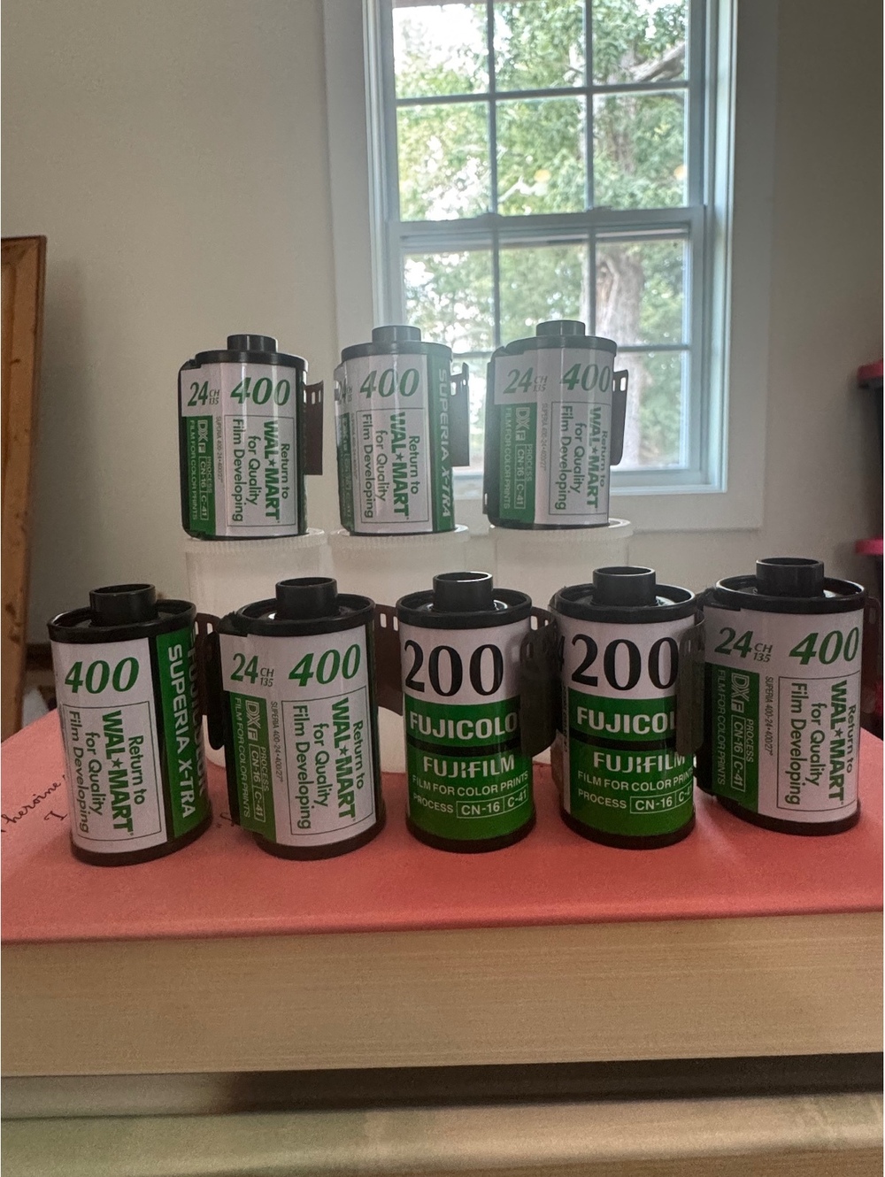 Lot of 8 Kodak and Fujicolor 35mm Film Rolls 24 Exposure